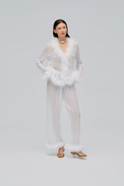 Afrodita Lounge Set in White