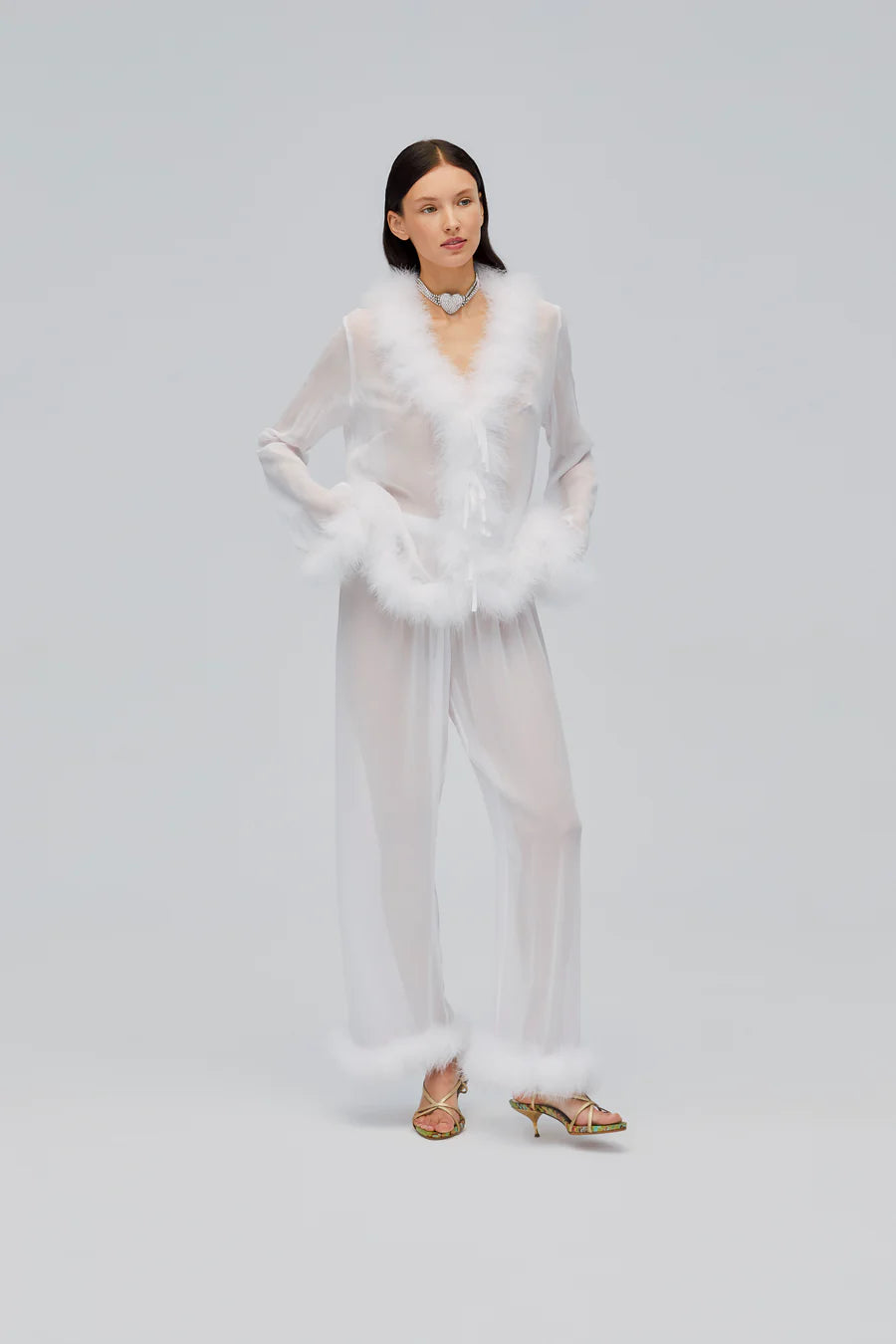 Afrodita Lounge Set in White