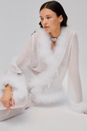 Afrodita Lounge Set in White